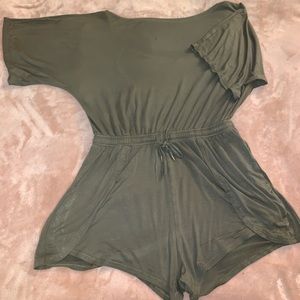 Olive Green Romper